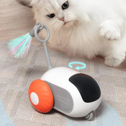 Remote Cat Toy Car – USB Rechargeable, Interactive & Self-Moving Fun