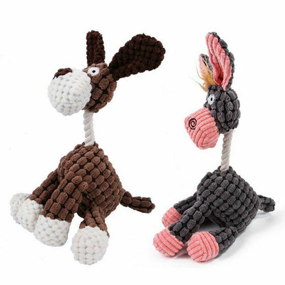 Squeaky Dinosaur Plush Toy – Fun & Chewy for Dogs