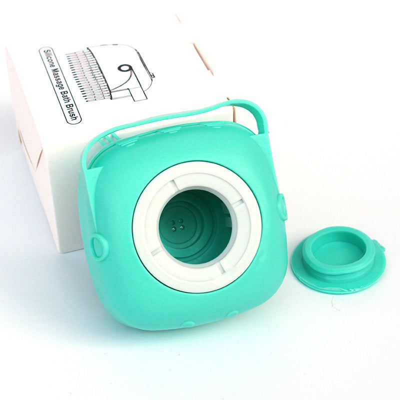 Silicone Dog & Cat Bath Brush – Grooming & Shampoo Gloves