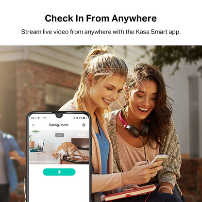 Kasa Indoor Pan/Tilt Smart Security Camera – 1080p HD, Night Vision, 2-Way Audio