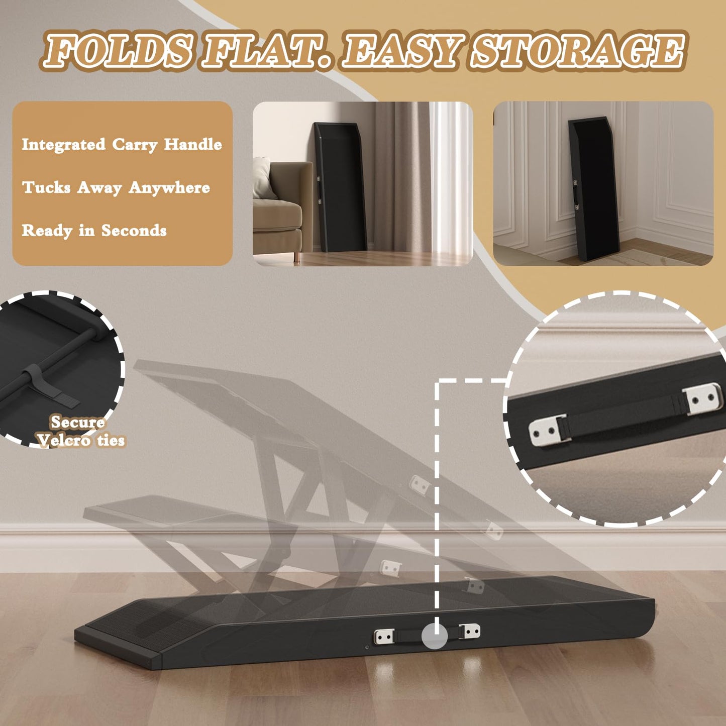 CouchDog Ramp for Couch – Adjustable, Non-Slip & Foldable