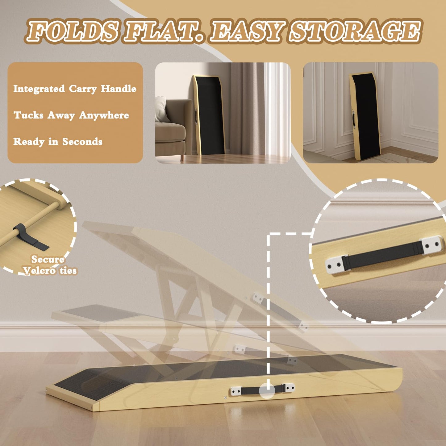 CouchDog Ramp for Couch – Adjustable, Non-Slip & Foldable