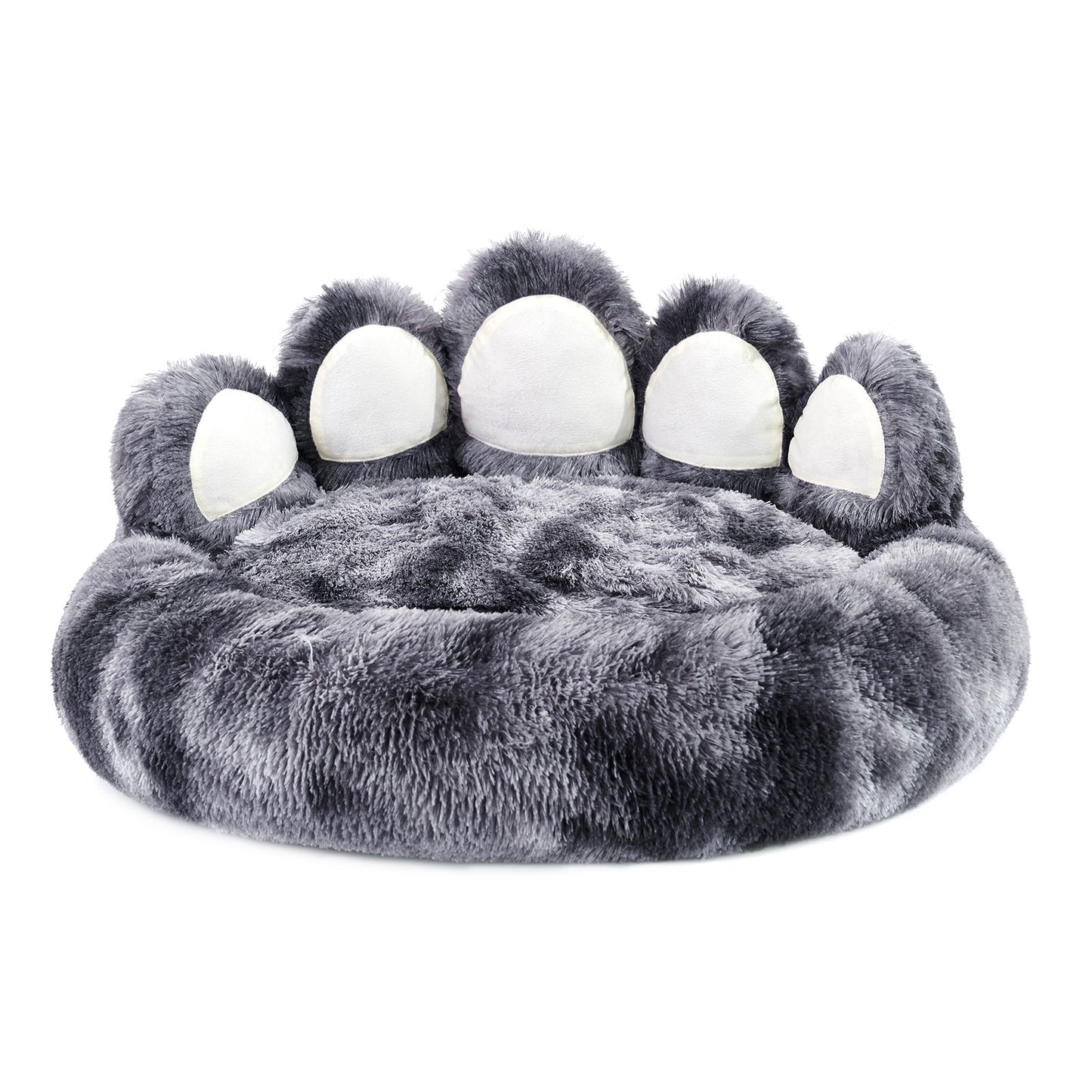 Luxury Plush Bear Paw Cat & Dog Bed