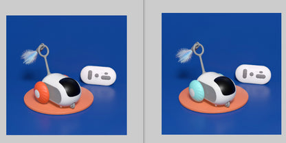 Remote Cat Toy Car – USB Rechargeable, Interactive & Self-Moving Fun