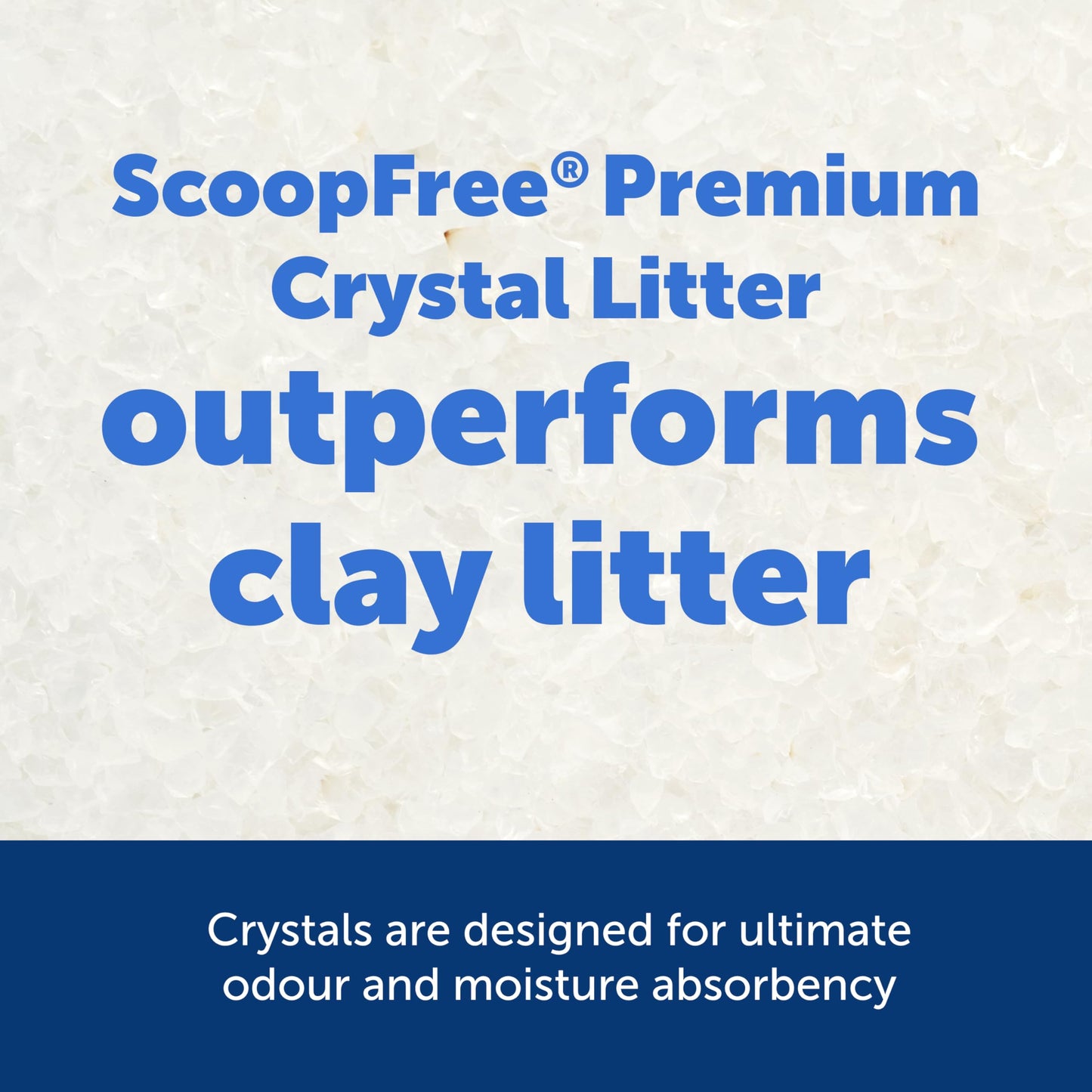PetSafe ScoopFree Crystal Cat Litter Refill – Fresh Scent, 2-Pack, silica crystals for odor control.