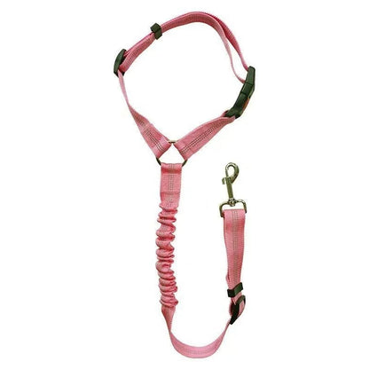 Dog Car Seat Belt – Adjustable Pet Safety Tether for Vehicle Travel & Harness Use