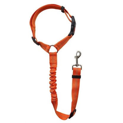 Dog Car Seat Belt – Adjustable Pet Safety Tether for Vehicle Travel & Harness Use
