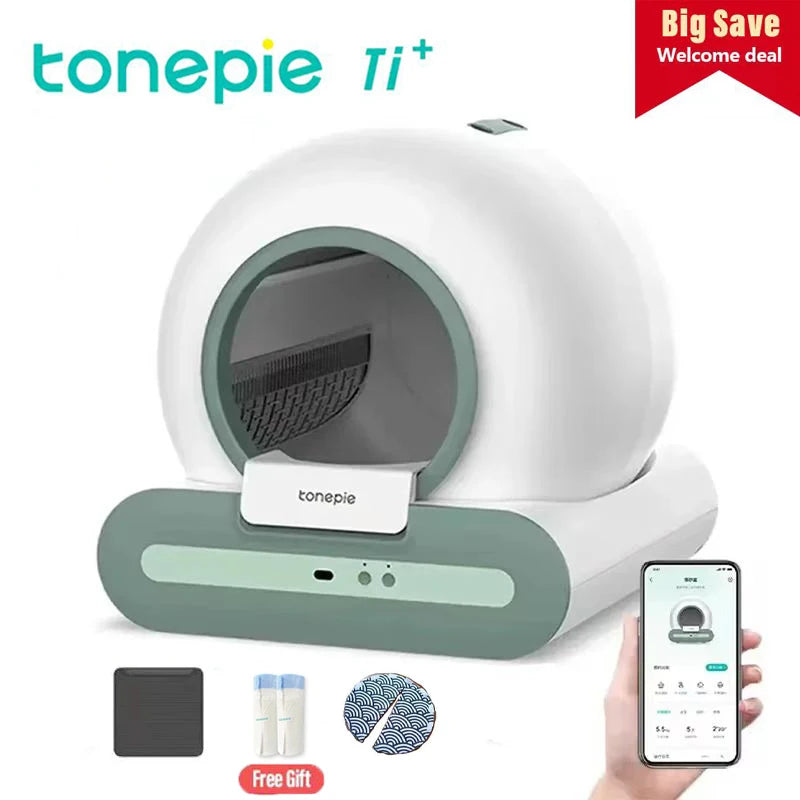 SmartCat 2.0 – Self-Cleaning Litter Box with App Control