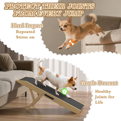 CouchDog Ramp for Couch – Adjustable, Non - Slip & Foldable - Novusyes
