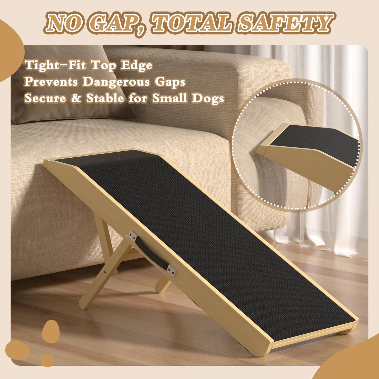 CouchDog Ramp for Couch – Adjustable, Non - Slip & Foldable - Novusyes