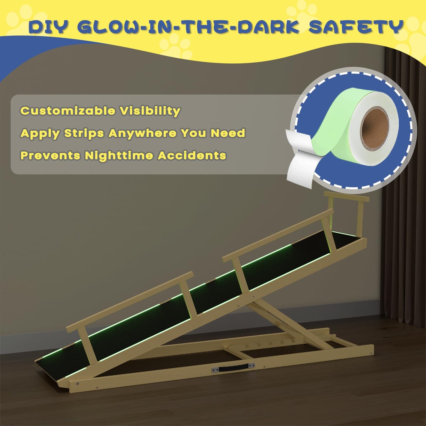 CouchDog Ramp for Couch – Adjustable, Non - Slip & Foldable - Novusyes