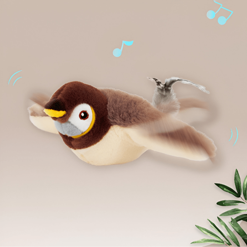 Flapping Kitten Interactive Toy – USB & Catnip - Novusyes