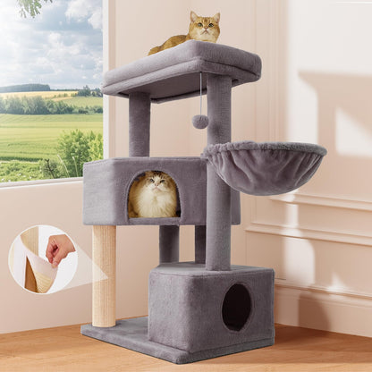 Gardner Pet 41” Heavy Duty Cat Tree for Large Cats – Stable & Space - Saving - Novusyes