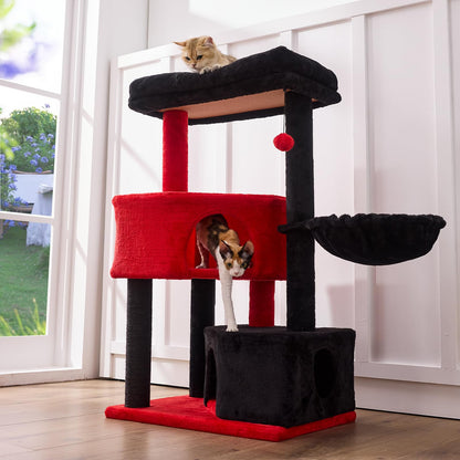 Gardner Pet 41” Heavy Duty Cat Tree for Large Cats – Stable & Space - Saving - Novusyes