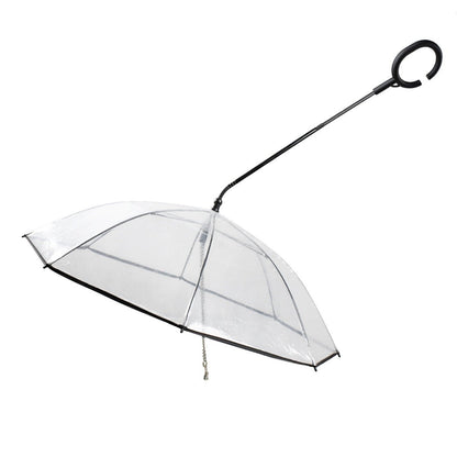 Hot Selling Transparent Pet Supplies Adjustable Pet C Type Umbrella - Novusyes