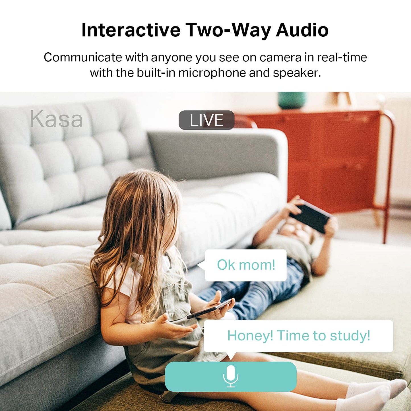 Kasa Indoor Pan/Tilt Smart Security Camera – 1080p HD, Night Vision, 2 - Way Audio - Novusyes