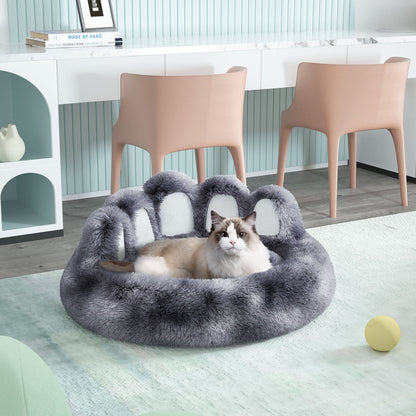 Luxury Plush Bear Paw Cat & Dog Bed - Novusyes