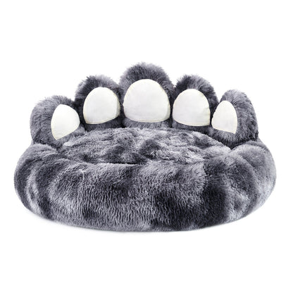 Luxury Plush Bear Paw Cat & Dog Bed - Novusyes