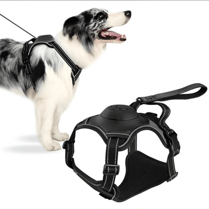 No - Pull Dog Harness – Adjustable & Reflective - Novusyes