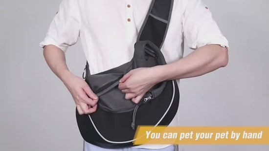 Pet carrier shoulder bag – hands-free dog & cat sling bag