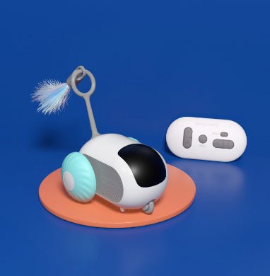 Remote Cat Toy Car – USB Rechargeable, Interactive & Self - Moving Fun - Novusyes