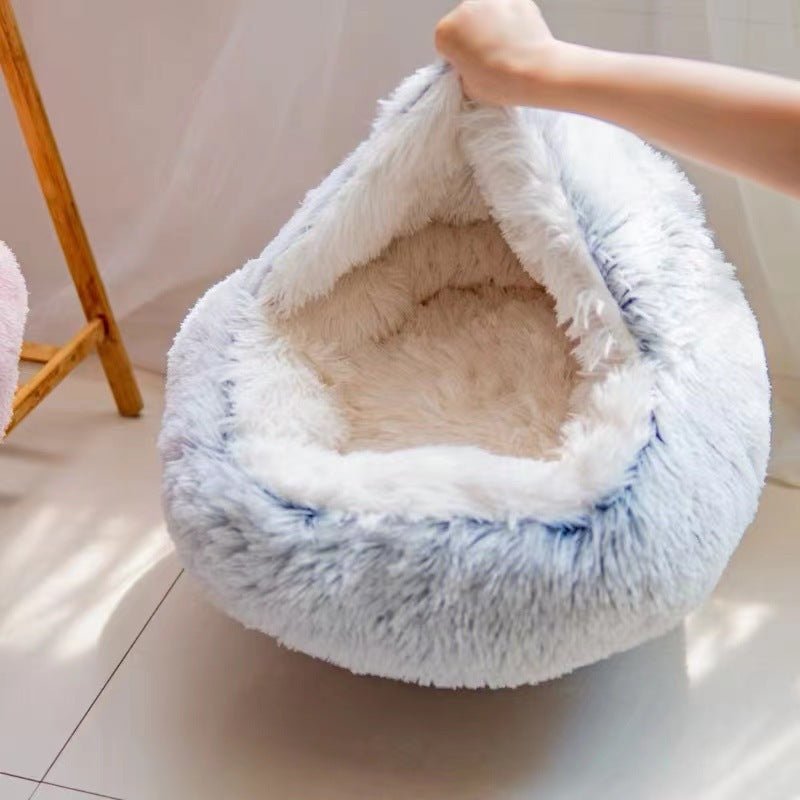 Semi - Closed Cat Bed – Cozy Cave Nest - Novusyes