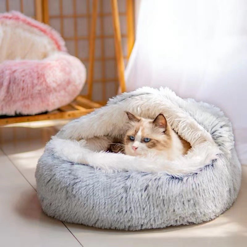 Semi - Closed Cat Bed – Cozy Cave Nest - Novusyes