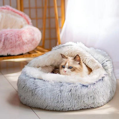 Semi - Closed Cat Bed – Cozy Cave Nest - Novusyes