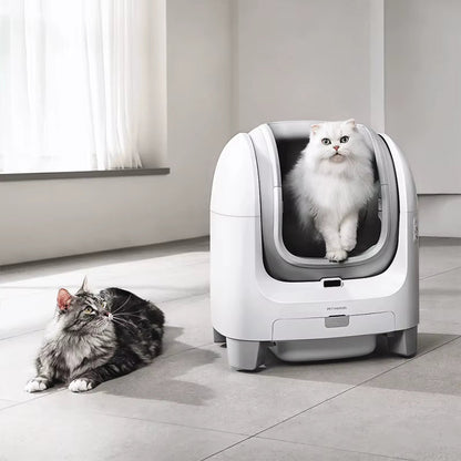 Smart Automatic Cat Litter Box | Large, Self - Cleaning & Odor - Free - Novusyes