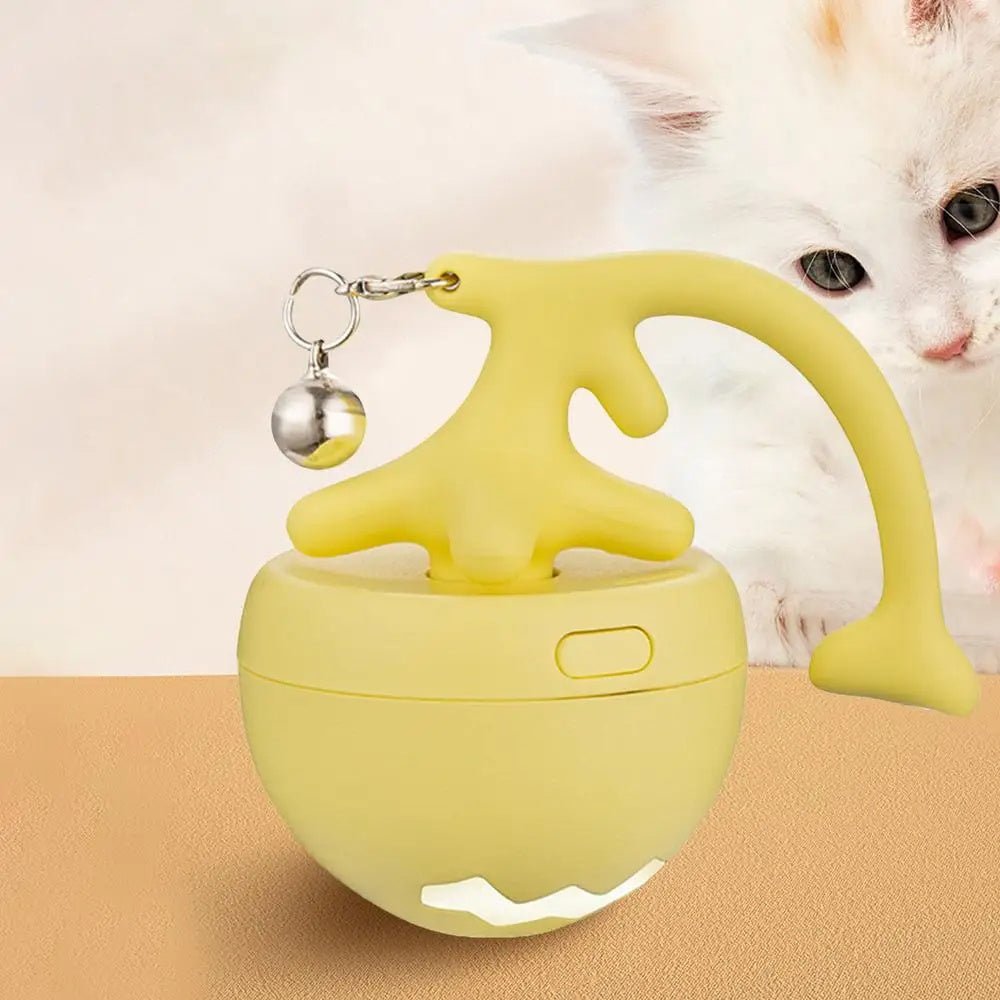 Smart Interactive Cat Toy Ball USB Rechargeable Moving Rolling Ball USB Rechargeable Ball Smart Moving Pets Toy Self - Play Pet Products - Novusyes
