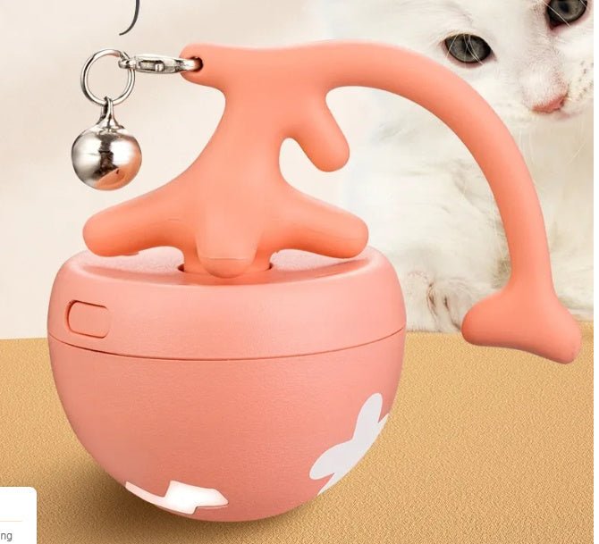 Smart Interactive Cat Toy Ball USB Rechargeable Moving Rolling Ball USB Rechargeable Ball Smart Moving Pets Toy Self - Play Pet Products - Novusyes