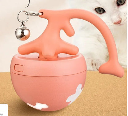 Smart Interactive Cat Toy Ball USB Rechargeable Moving Rolling Ball USB Rechargeable Ball Smart Moving Pets Toy Self - Play Pet Products - Novusyes