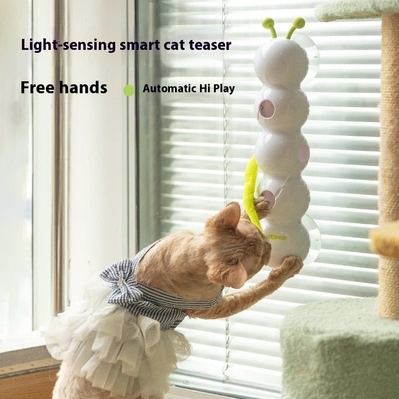 Smart Rechargeable Cat Toy – Motion - Activated Tail Teaser for Kittens - Novusyes