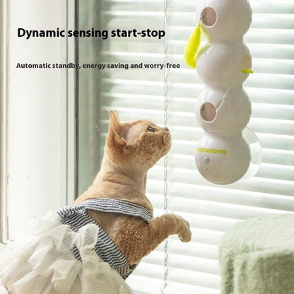 Smart Rechargeable Cat Toy – Motion - Activated Tail Teaser for Kittens - Novusyes