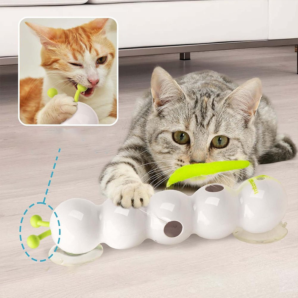 Smart Rechargeable Cat Toy – Motion - Activated Tail Teaser for Kittens - Novusyes