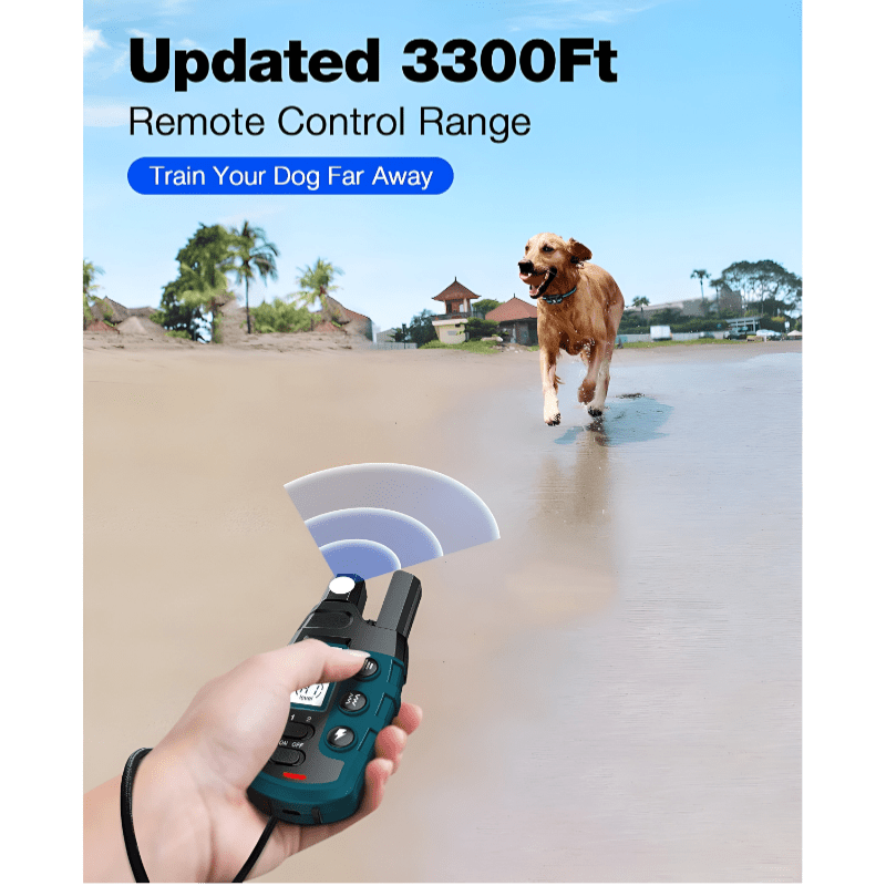 SmartShock™ Dog Training Collar – Waterproof, Long Range (Free Gift Today) - Novusyes