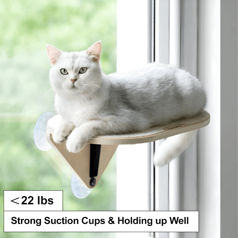 Ultimate Cat Window Perch – Cozy Hammock with Climbing Steps & Scratching Post! - Novusyes