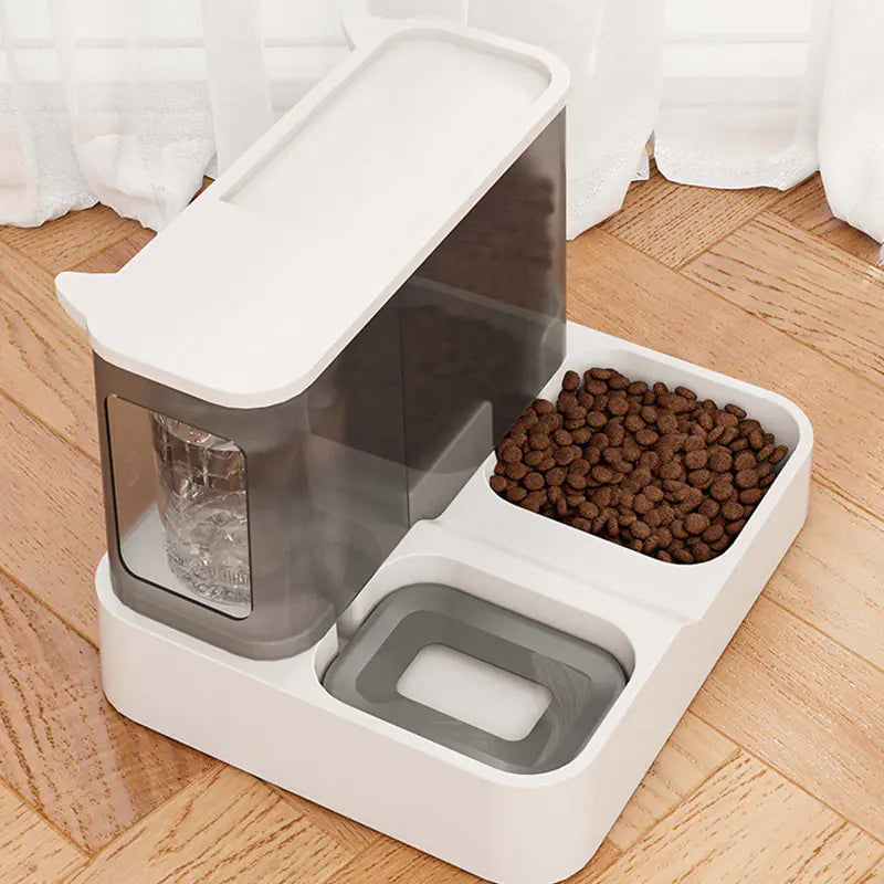 2-in-1 Water & Food Dispenser for cats and small dogs